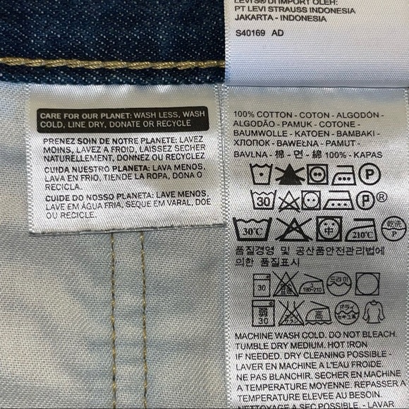 Levi Strauss 505 Cotton Denim Jeans Size 32 x 30 - Picture 14 of 14
